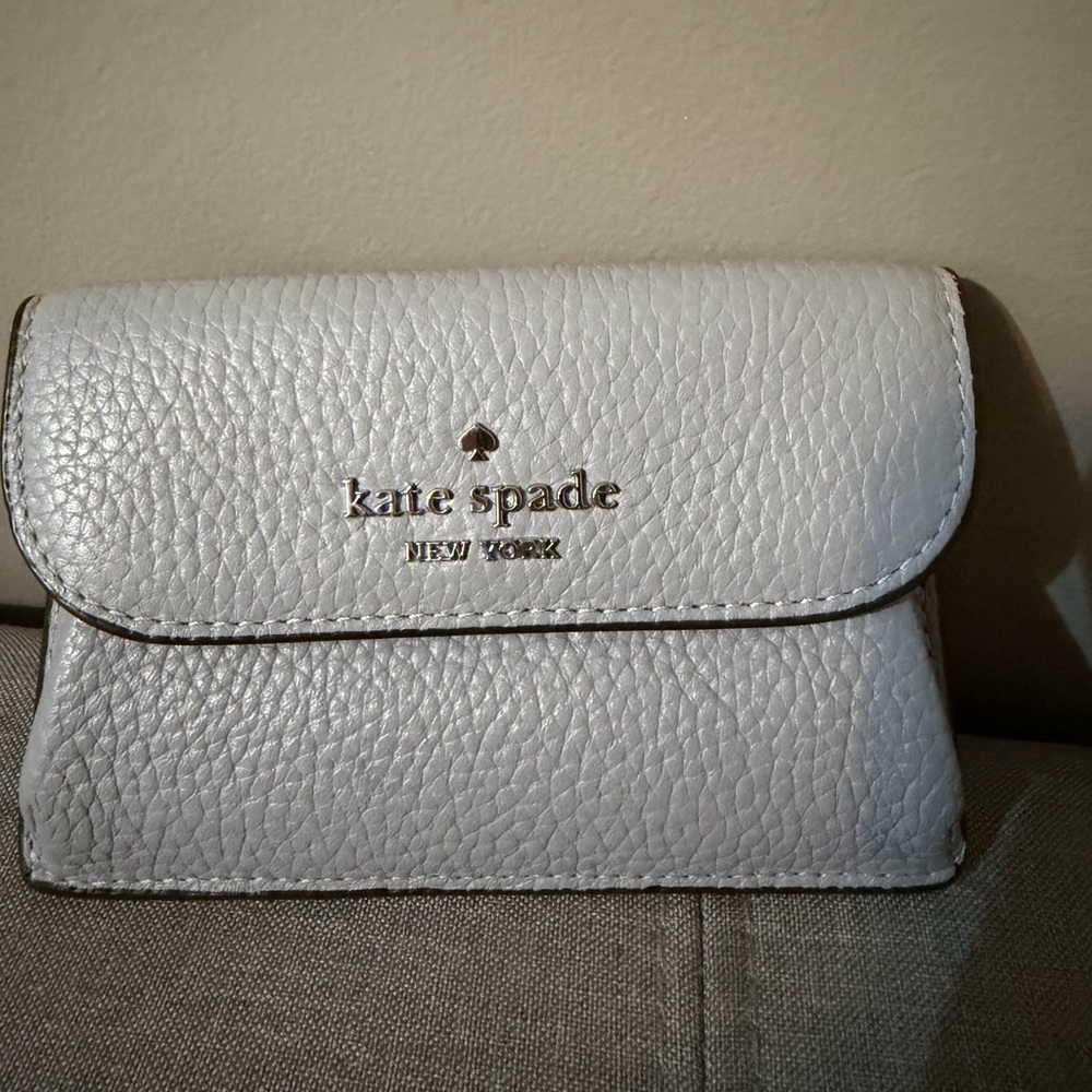 Kate Spade Textured White Wallet